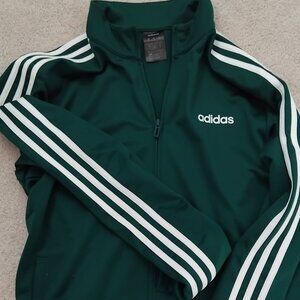ADIDAS track suit jacket in green colour size M.